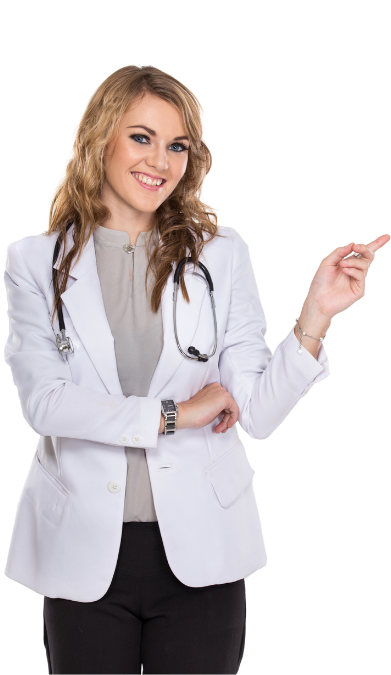 Consultora sorrindo